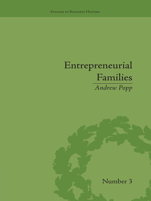 cover image of Entrepreneurial Families